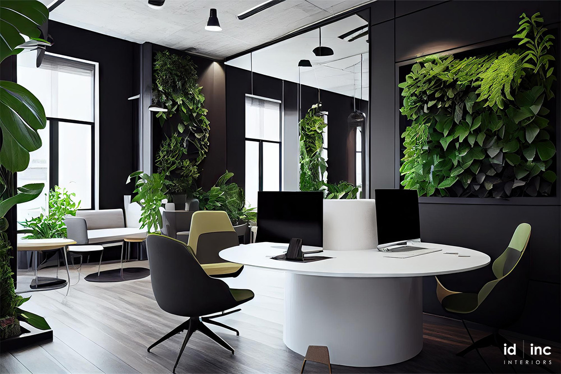 Bring Nature into the Workplace for Stress Relief-interior design company in Singapore